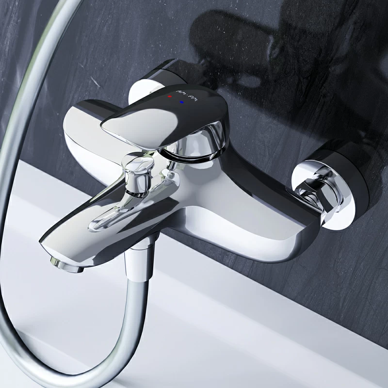 Смеситель для ванны и душа AM.PM Bliss L F5310032 хром