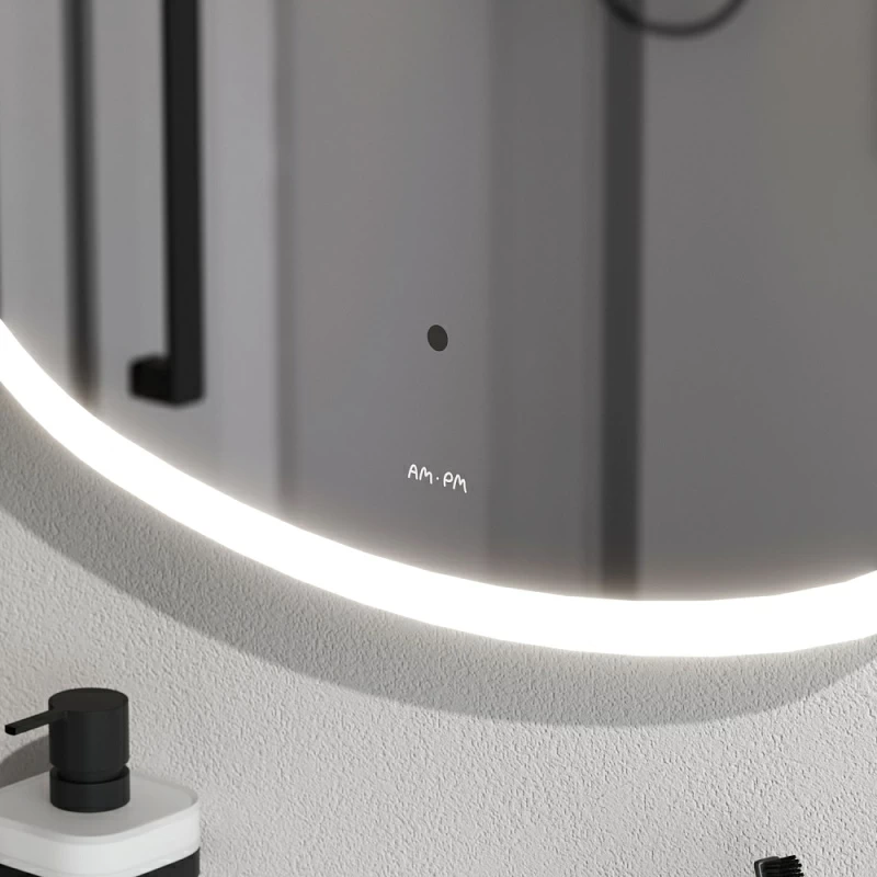 Зеркало с подсветкой в ванную закругленное 65 AM.PM Func M8FMOX0651WGS сенсорное