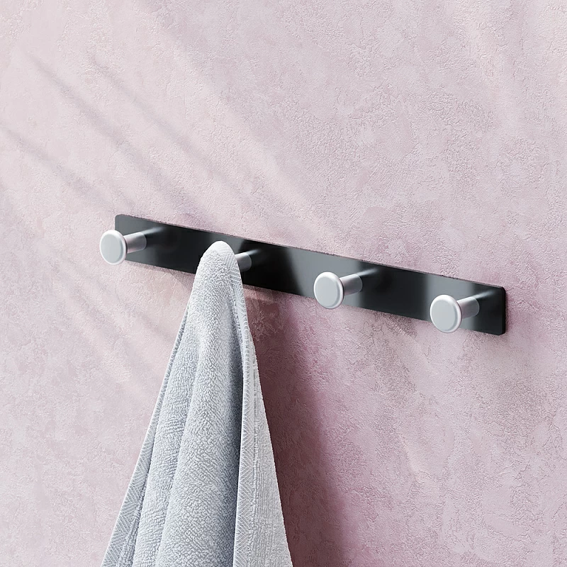 Крючки для полотенец Damixa Jupiter DA7735900 хром, 4 шт на планке