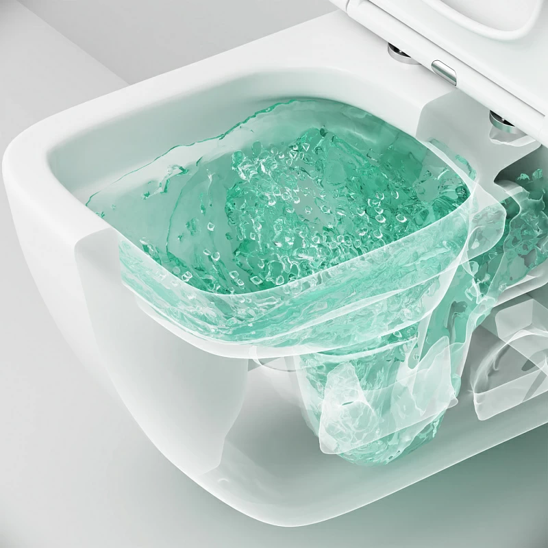 Унитаз подвесной AM.PM Gem C901701SC безободковый с сиденьем микролифт, белый