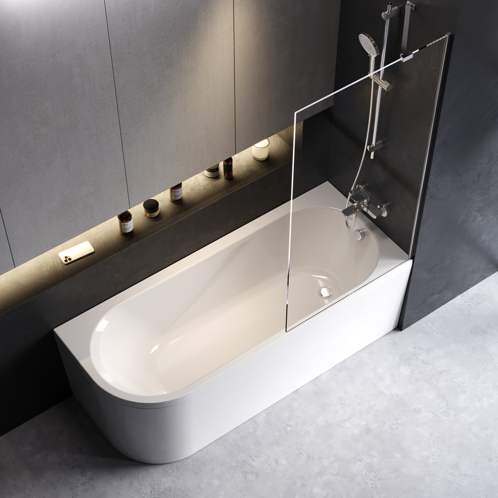 Ванна акриловая угловая правосторонняя, 170x70 см X-Joy W94A-170R70W-A, Белый