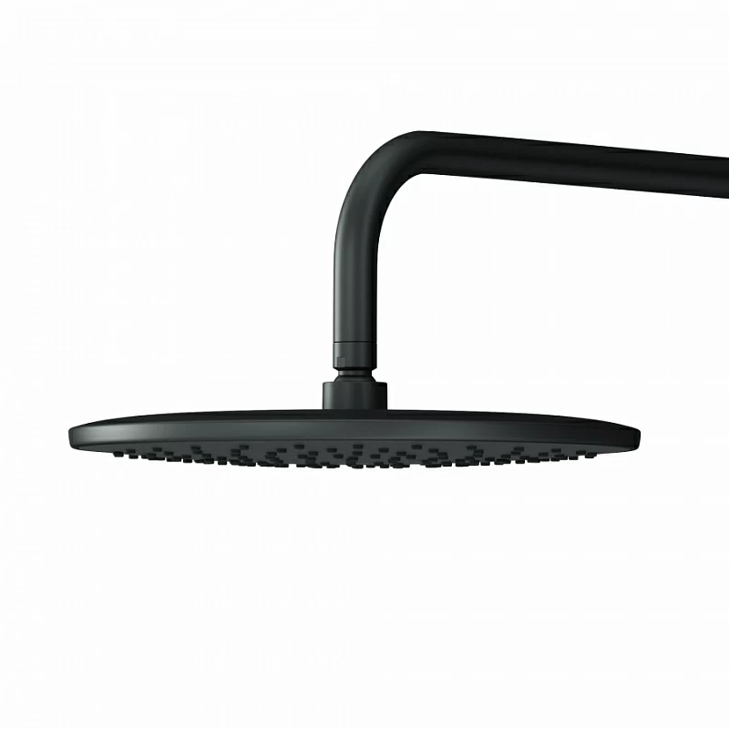 Встраиваемая душевая система AM.PM X-Joy FB85A2R002 черная: тропический верхний душ