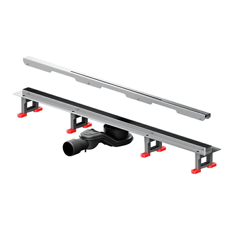 Душевой трап (лоток) 80 AM.PM MasterFlow Slim W01SC-S11-080-05SB комбинированный затвор со стальной матовой решеткой