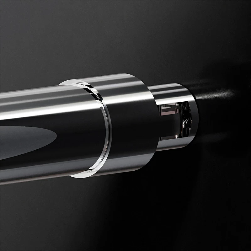 Душевая перегородка 90x195 AM.PM X-Joy W94UWI-90-F1-MTE прозрачное стекло, профиль серебристый