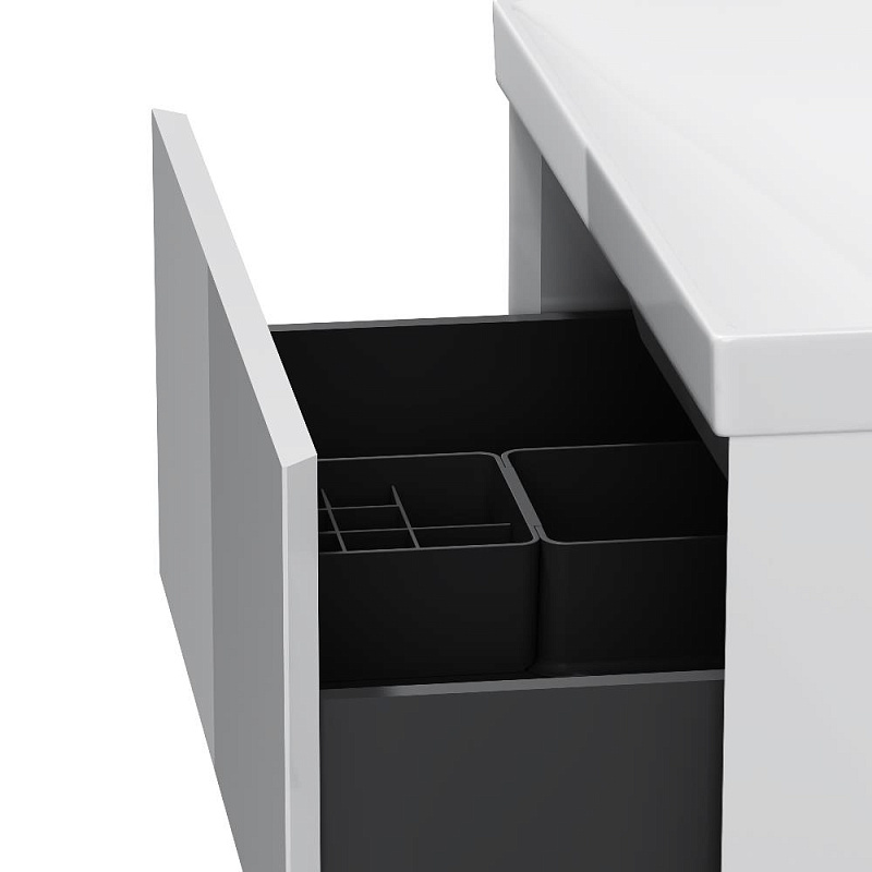 Тумба под раковину 60 AM.PM Above M9XFHX0602WG подвесная белая глянцевая