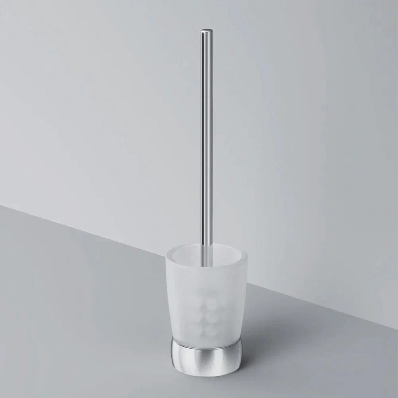 Ершик для унитаза AM.PM Sensation A3033200 со стеклянной напольной подставкой, хром