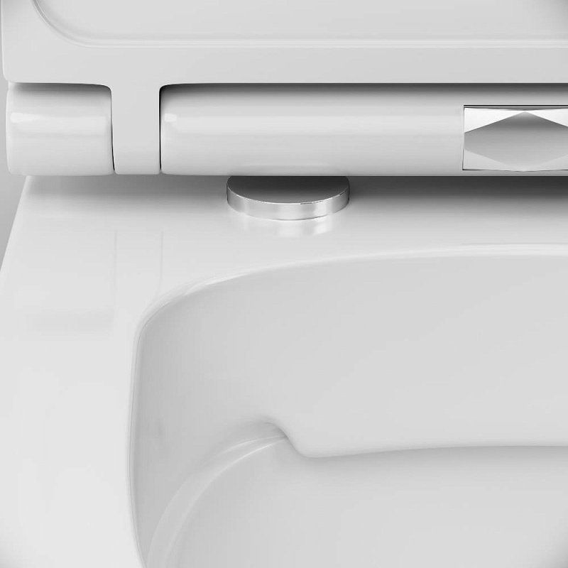 Унитаз напольный AM.PM Spirit 2.0 C708600WH безободковый без сиденья