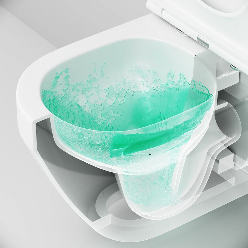 Унитаз подвесной AM.PM Spirit V2.0 C701900SC торнадо безободковый с сиденьем микролифт, белый