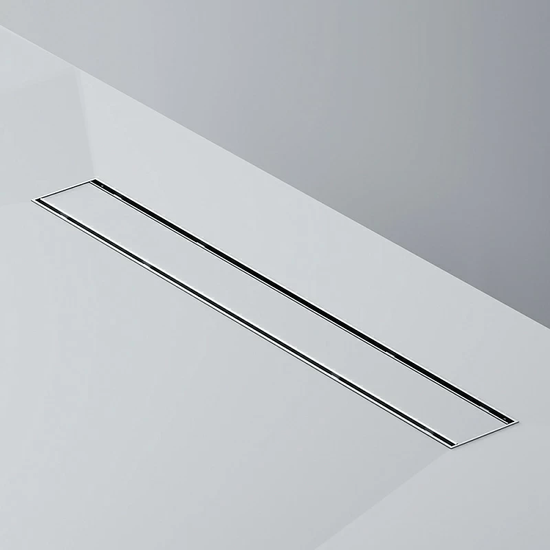 Душевой трап (лоток) 60 AM.PM PrimeFlow W02SC-U11-060-04SB комбинированный затвор со стальной матовой решеткой под плитку