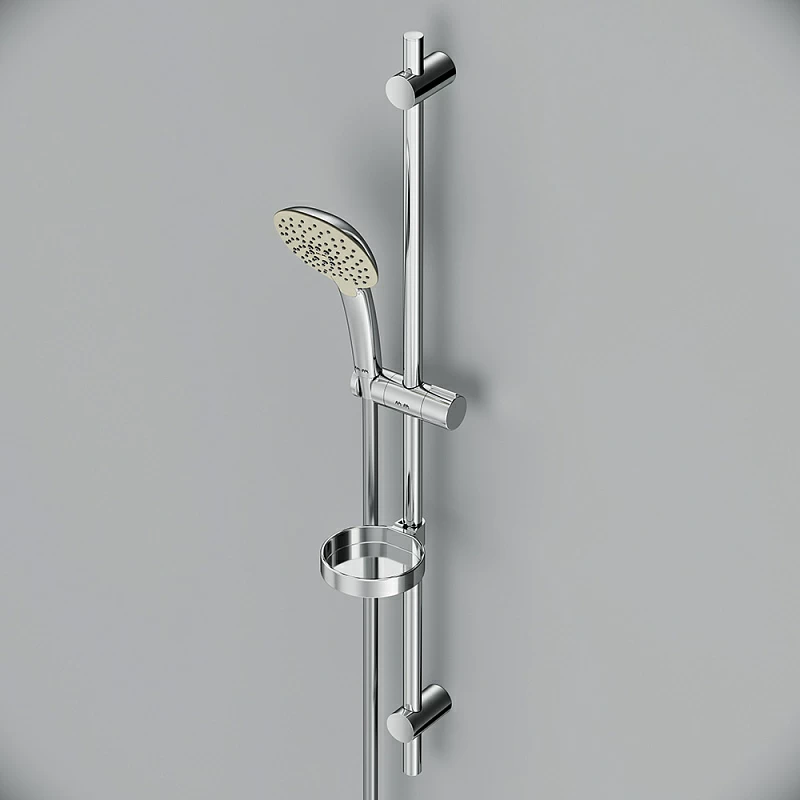 Душевой гарнитур AM.PM Spirit 2.0 F0170A000 штанга, шланг, лейка 3 режима, хром