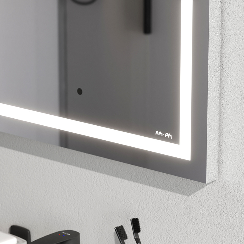 Зеркало с подсветкой в ванную прямоугольное 50 AM.PM Gem M91AMOX0501WG сенсорное