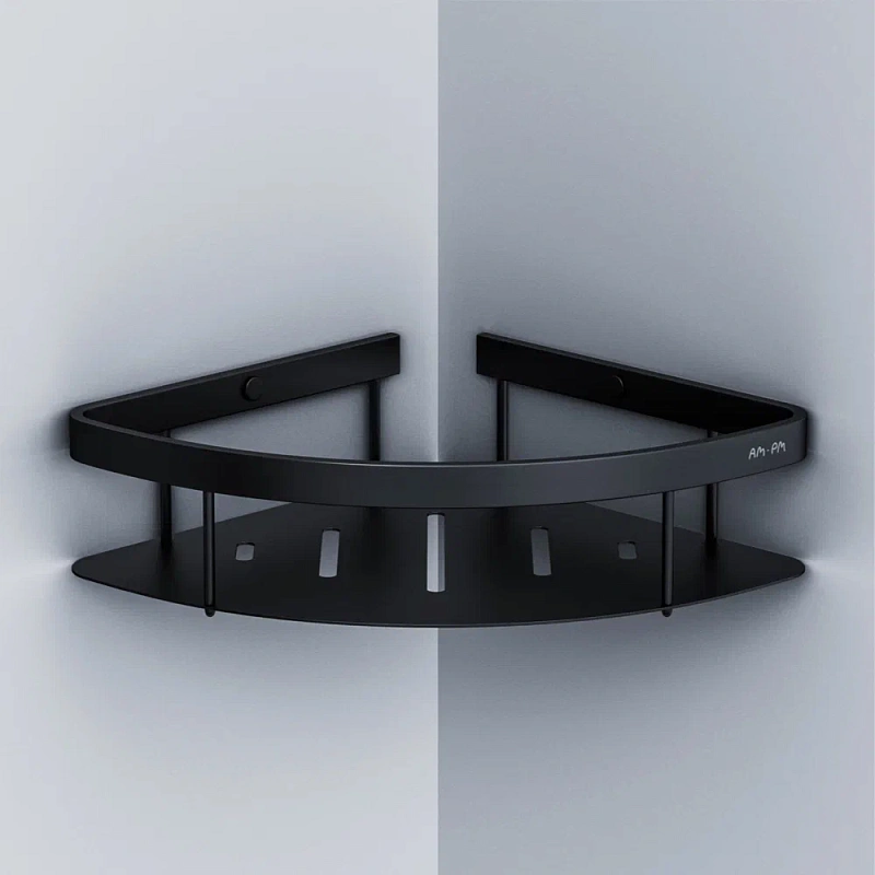 Полка в ванную угловая AM.PM Sense L A7454122 черная