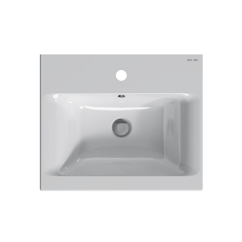 Тумба с раковиной 50 AM.PM Gem M90-FHX0502WG-WCC0502WG подвесная, белый глянец