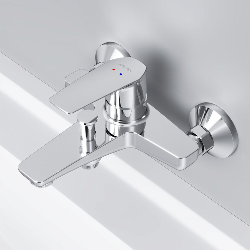 Смеситель для ванны и душа AM.PM Gem F90A10000 хром