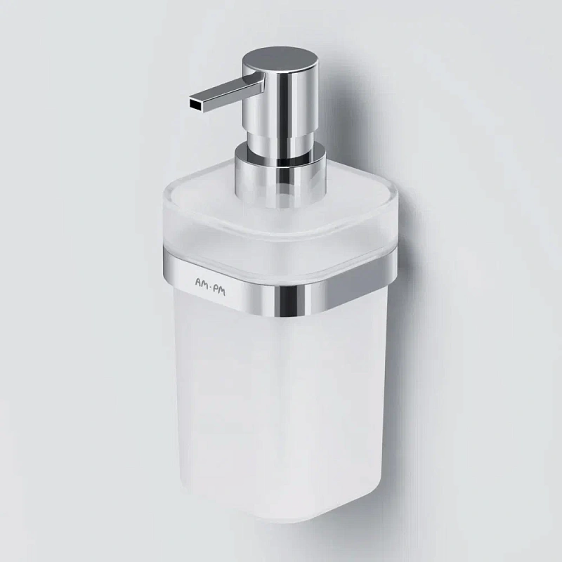 Дозатор для мыла настенный стеклянный AM.PM Func A8F36900 хром