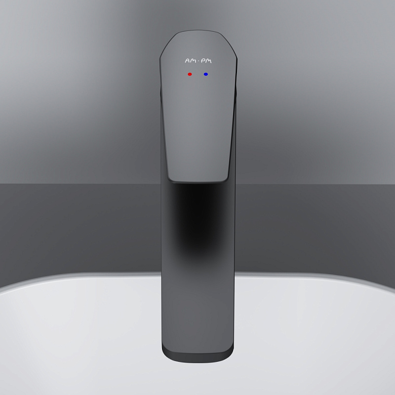 Смеситель для раковины (умывальника) AM.PM Gem F90A92022 высокий, черный