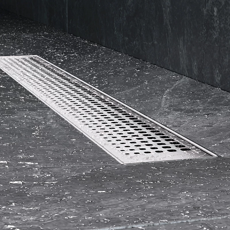 Душевой трап (лоток) 60 AM.PM MasterFlow W01SC-P11-060-01SB комбинированный затвор со стальной матовой решеткой