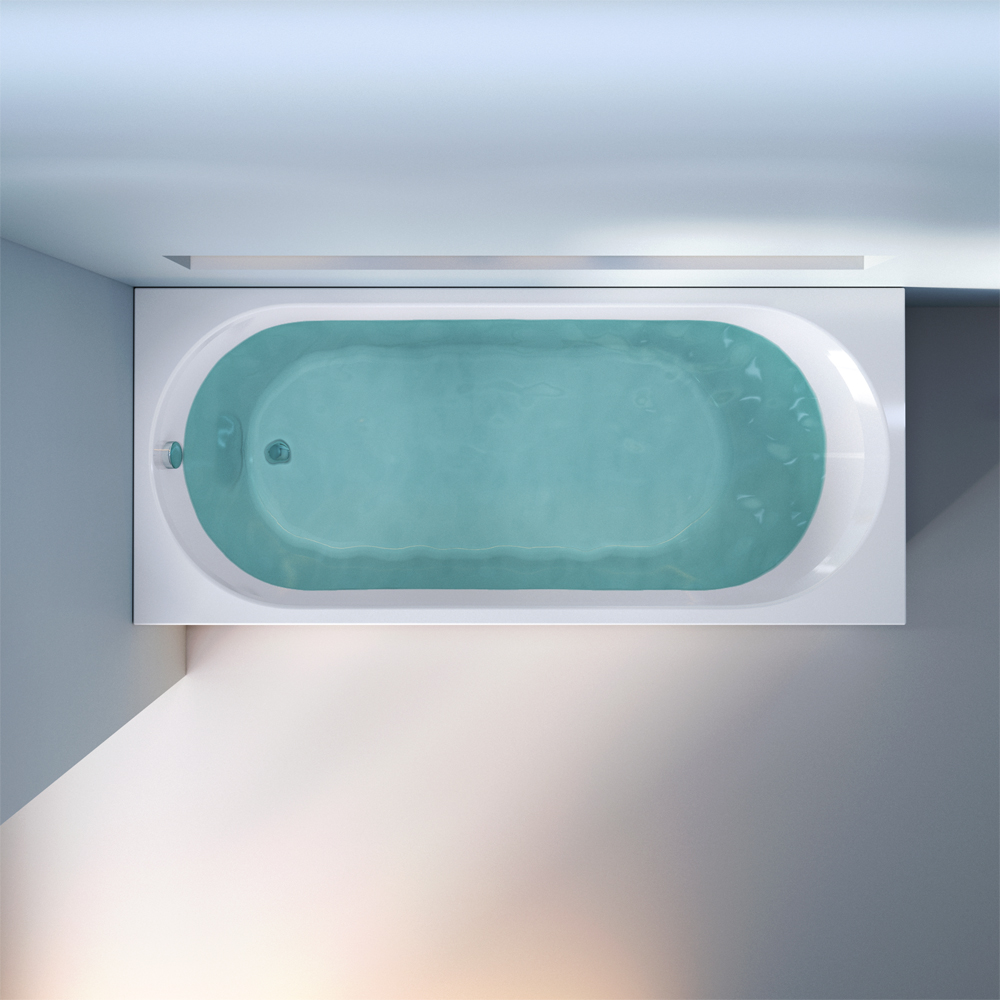 Ванна акриловая 160х70 см X-Joy W94A-160-070W-A, Белый