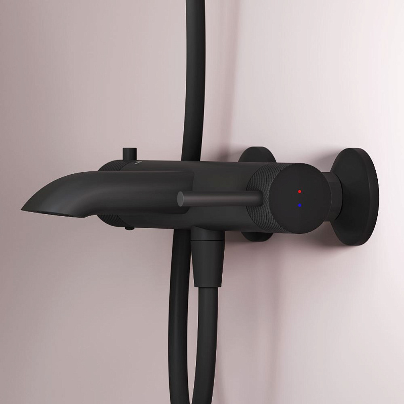 Смеситель для ванны и душа AM.PM Libre F6010022 черный