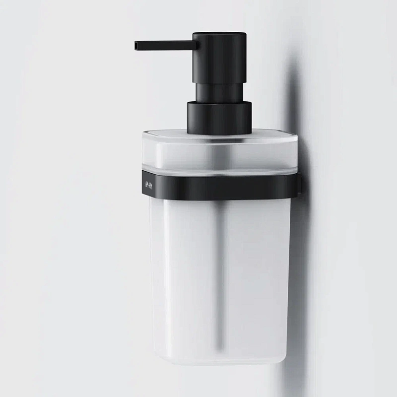 Дозатор для мыла настенный стеклянный AM.PM Func A8F36922 черный
