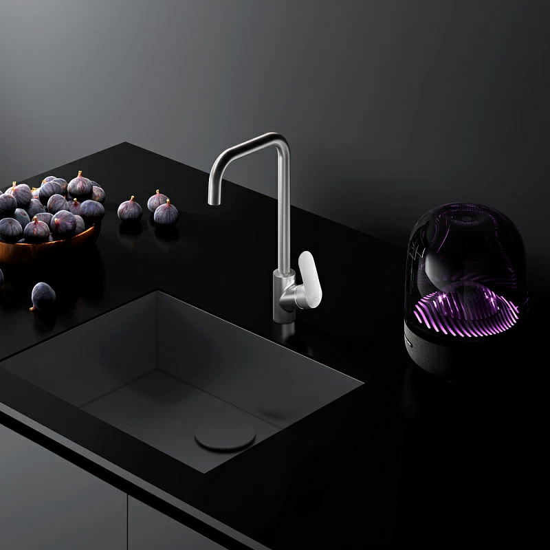 Смеситель для кухни AM.PM Like F8006011 высокий, сатин