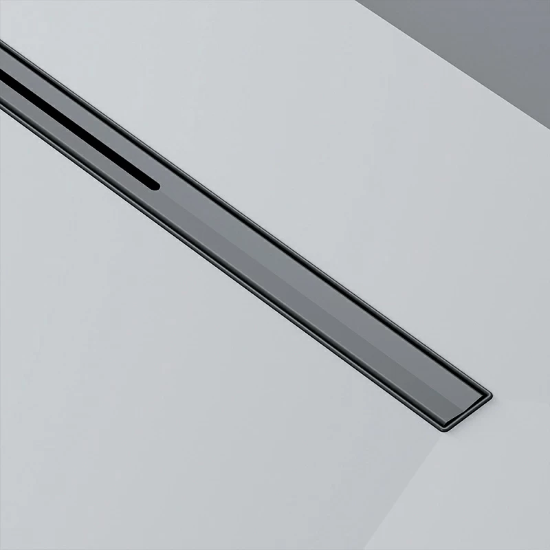 Душевой трап (лоток) 60 AM.PM MasterFlow Slim W01SC-S11-060-05BM комбинированный затвор с черной матовой решеткой