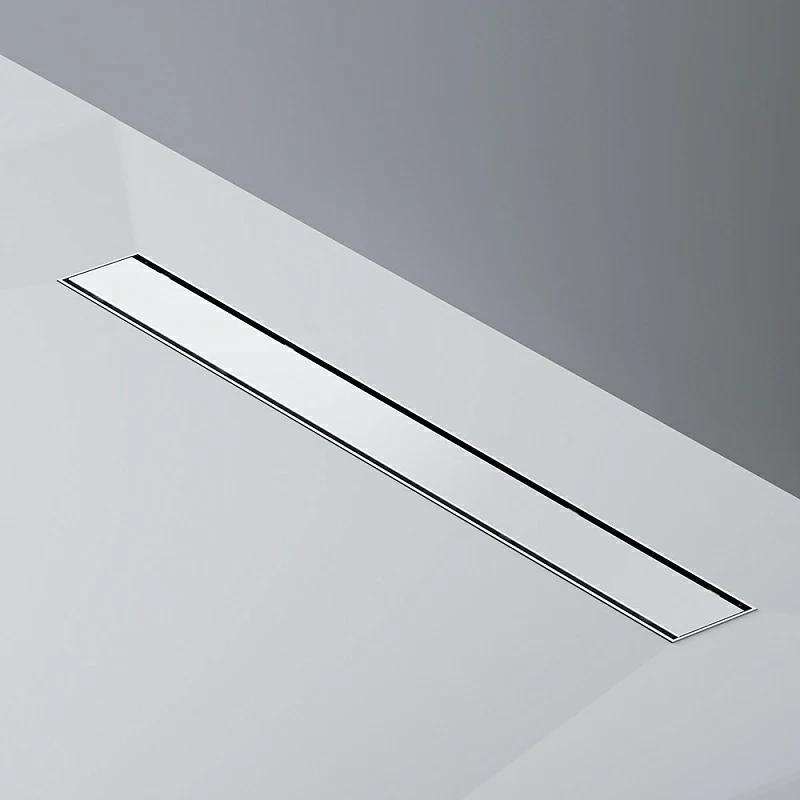 Душевой трап (лоток) 70 AM.PM PrimeFlow W02SC-U11-070-04SB комбинированный затвор со стальной матовой решеткой под плитку