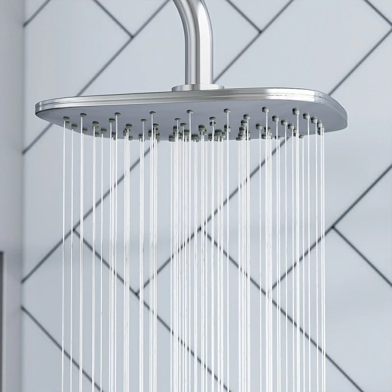 Душевая система Damixa Eclipse 931000000 стойка с тропическим душем, хром