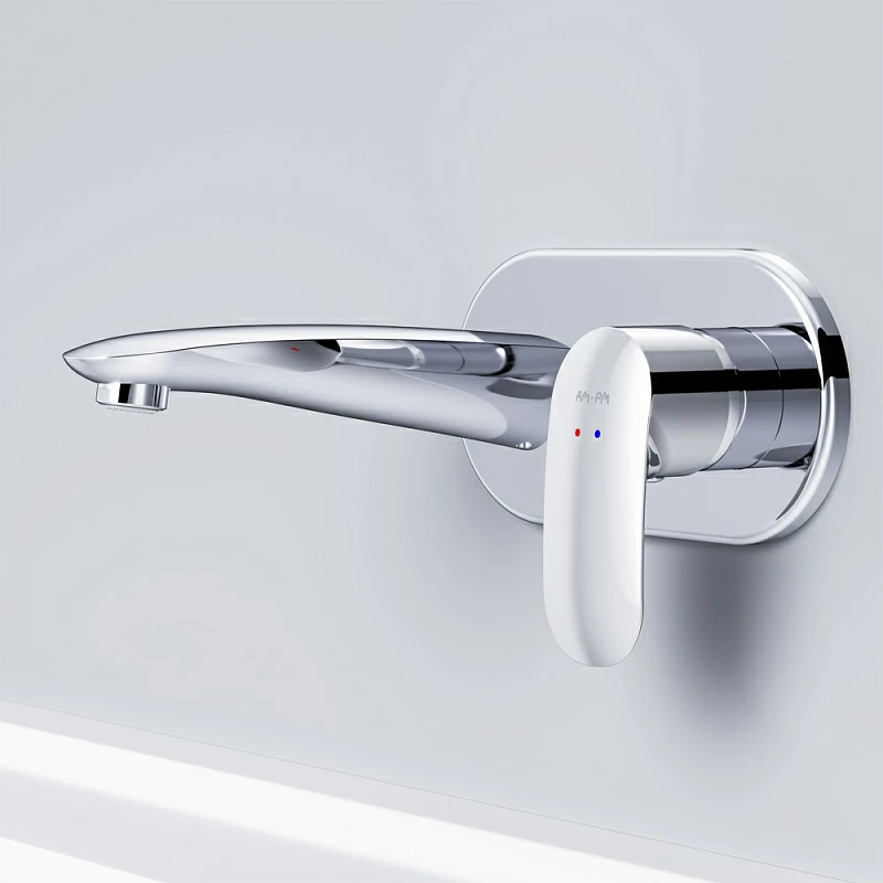 Смеситель для раковины (умывальника) AM.PM Like F8072200 хром встраиваемый