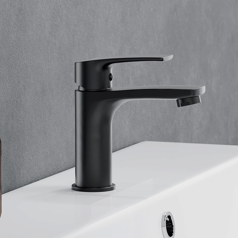 Смеситель для раковины (умывальника) Damixa Eclipse 2.0 480210300 черный