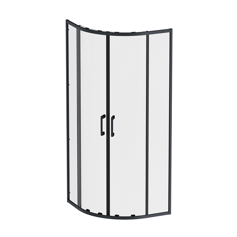 Душевое ограждение без поддона 80x80 AM.PM Above W9XG-401-8080-BT профиль черный