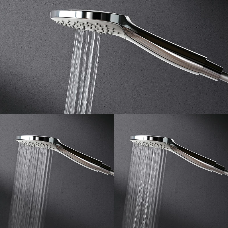 Душевая система AM.PM Gem F0790420 стойка с тропическим душем, термостатом, хром