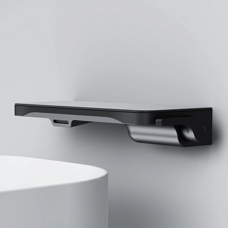 Смеситель для раковины (умывальника) AM.PM Func F8F72722 черный встраиваемый