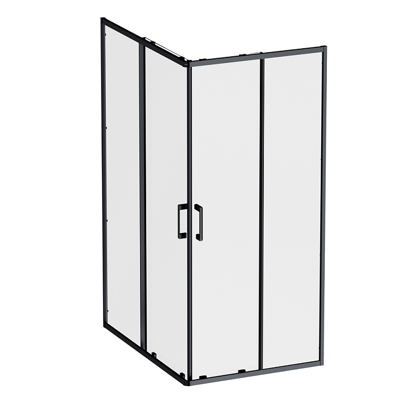 Душевое ограждение без поддона 120x90 AM.PM Above W9XG-403-12090-BT профиль черный