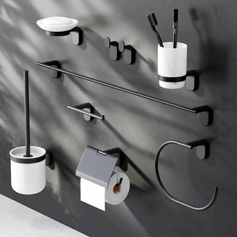 Мыльница стеклянная настенная AM.PM X-Joy A8434222 черная