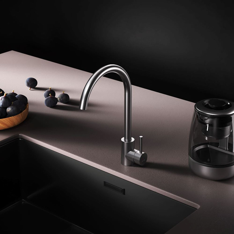 Смеситель для кухни AM.PM X-Joy S F85B07111 высокий, сатин