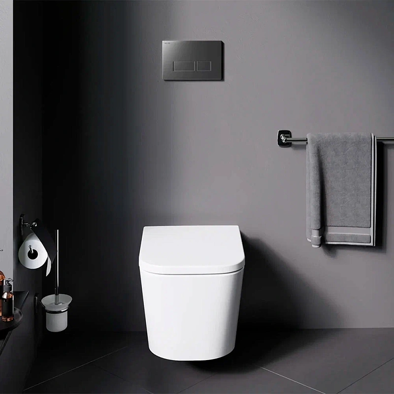 Унитаз подвесной AM.PM Moxie C9M1700SC безободковый с сиденьем микролифт, белый