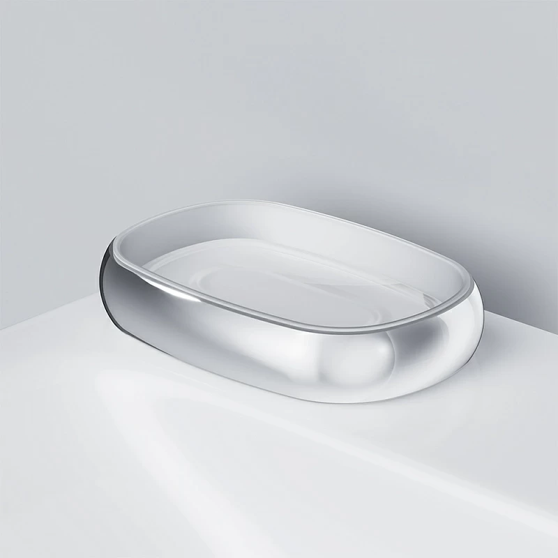 Мыльница стеклянная AM.PM Sensation A3031200 хром