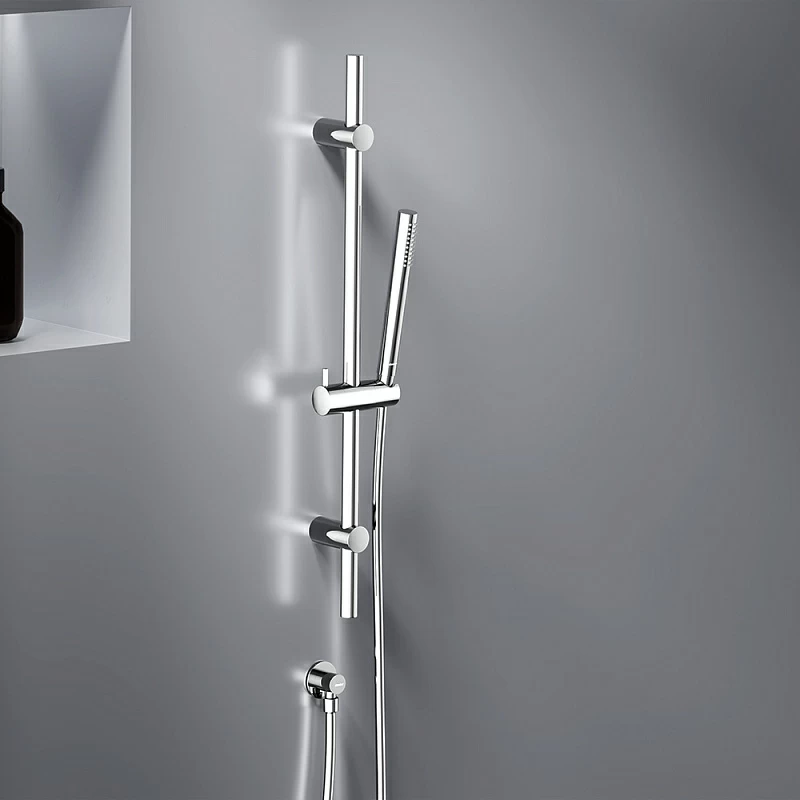 Встраиваемая душевая система Damixa Scandinavian Pure 936530000 хром: тропический верхний душ, ручной душ