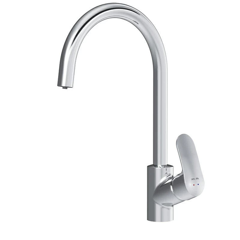 Смеситель для кухни AM.PM Like F8007700 высокий с каналом питьевой воды, хром