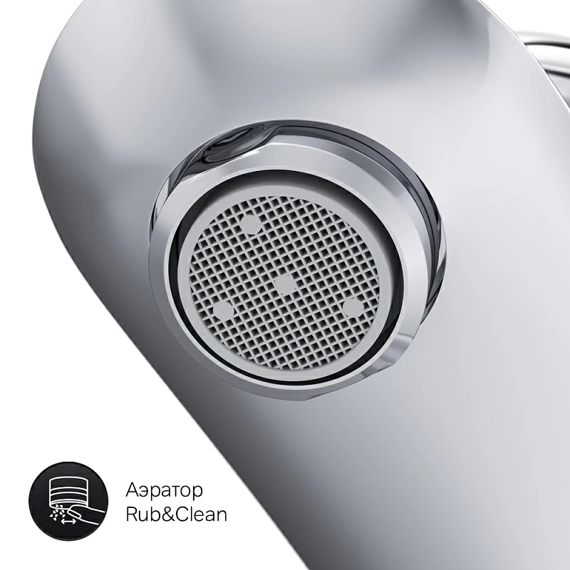 Смеситель для раковины (умывальника) AM.PM Like F8092116 с донным клапаном, хром