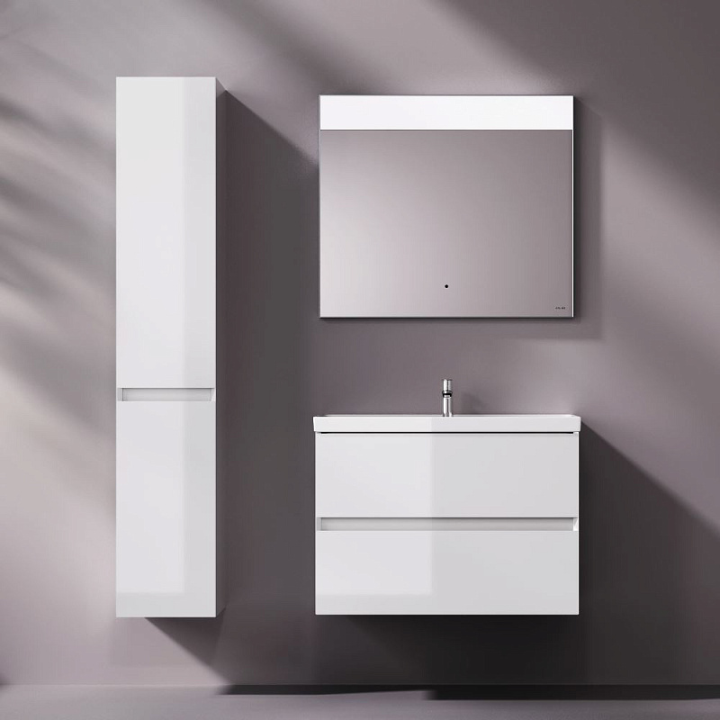 Тумба с раковиной 80 AM.PM Above M9X-FHX0802WG-WCC0800WG подвесная белая глянцевая