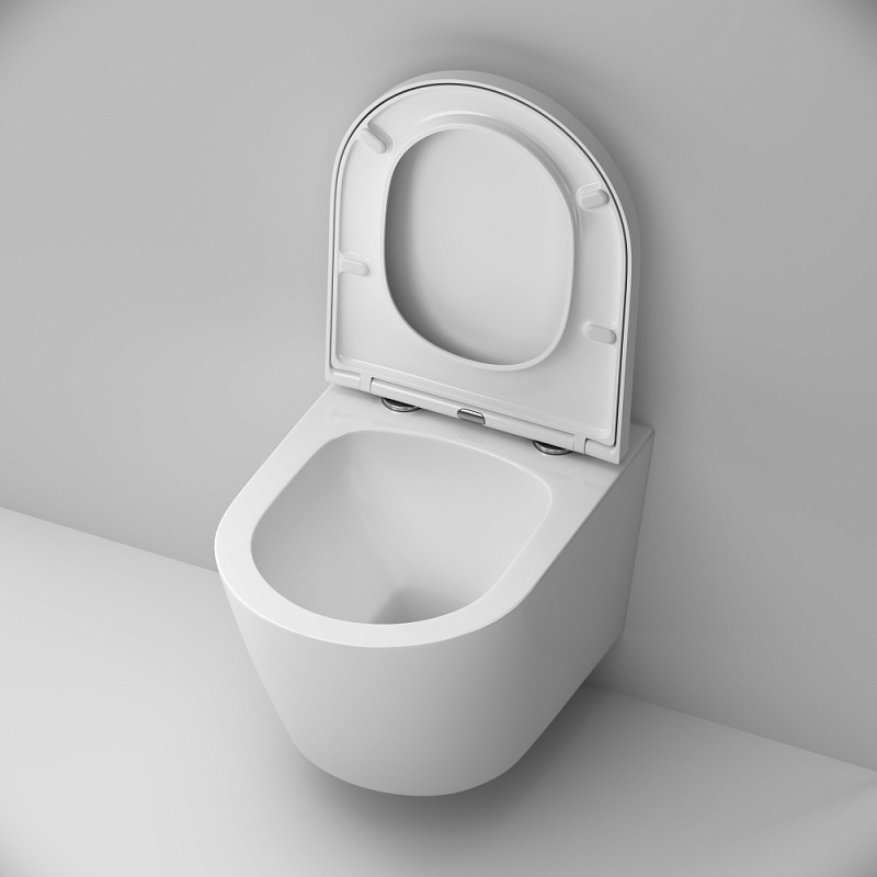 Унитаз подвесной AM.PM X-Joy C851900SC безободковый с сиденьем микролифт, белый