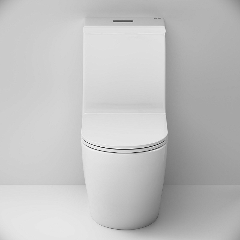 Унитаз напольный AM.PM Func C8F8900SC безободковый с сиденьем микролифт, белый