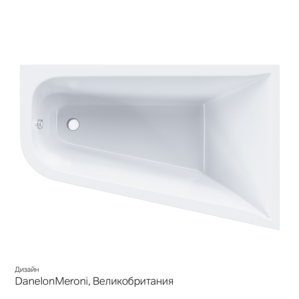 Ванна Spirit W72A-160R100W-A2, Белый