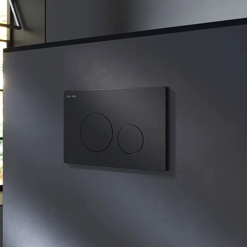 Инсталляция для подвесного унитаза AM.PM Pro I012704.9038 с пневм. клавишей черный матовый