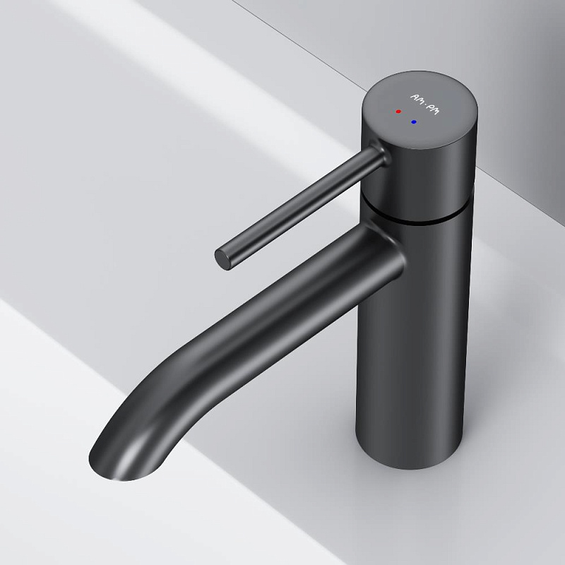 Смеситель для раковины (умывальника) AM.PM Libre F6002222 черный