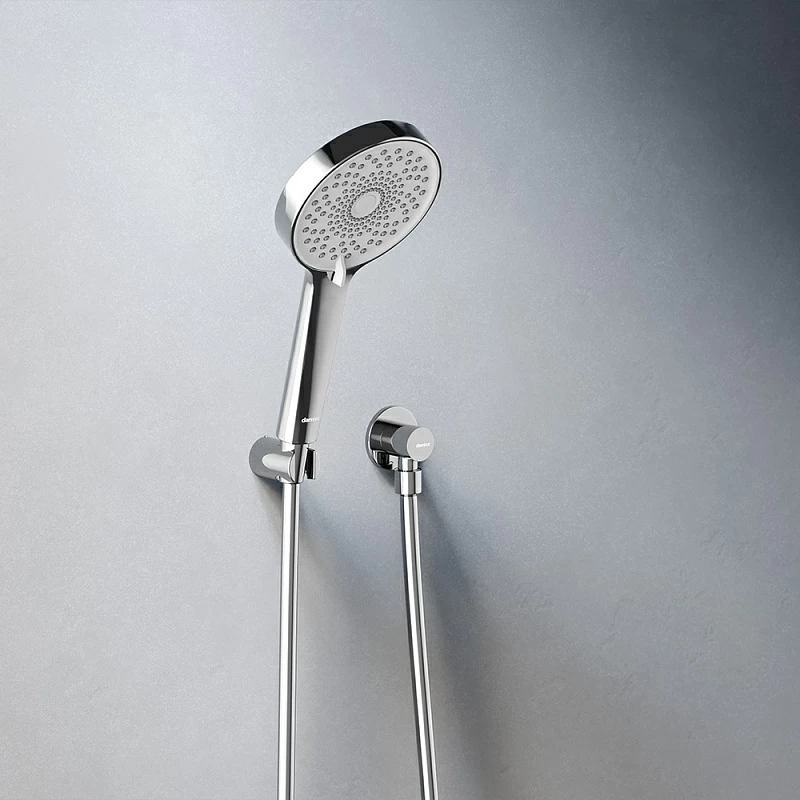 Встраиваемая душевая система Damixa Apollo 947520000 хром: тропический верхний душ, ручной душ