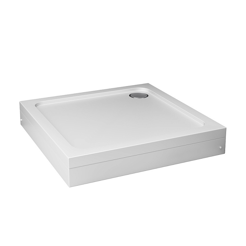 Поддон душевой 80x80 AM.PM Gem W90T-403-080W с сифоном, белый
