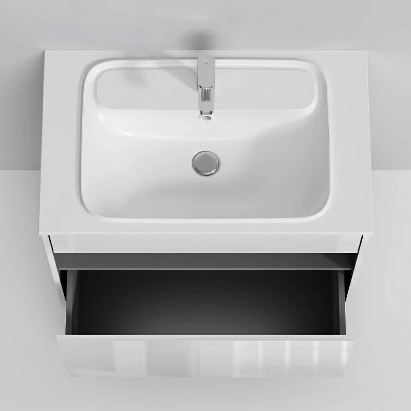 Тумба под раковину 80 AM.PM Func M8FFUX0801WG белый глянец